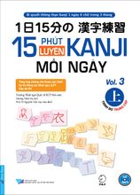 15 Phút Luyện Tập Kanji Mỗi Ngày Vol 3