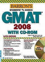 Barron’S Gmat 2008 With Cd-Rom, 14Th Edition